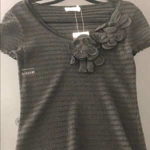 Moschino black knit top